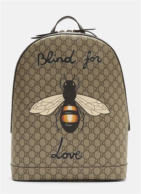 gucci backpack bee and flower